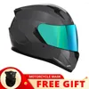 Motorcykelhjälmar 2023 Säljer motobike full ansiktshjälm Dual Lens Sun Visor Open Casco Casque Touring Capacetes ECE