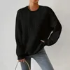 Women's Sweaters Athletic Zip Up Hoodie Full Thin Fleece Long Sleeve Drop Shoulder Drawstring Pullover Solid Womens Warm Half