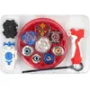 Spinning Top Beyblade Explosão Conjunto Disco de Brinquedo 4 em 1 Combinação Lidar Com Lançador Presente Infantil 230906