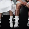 Женские носки для пар, магнитные 3D держащиеся за руки летние мужские носки средней длины, короткие, средние, спортивные, забавный подарок