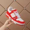 Designer Sneaker Virgil Trainer Casual Shoes Calfskin Leather Abloh White Green Red Blue Letter Overlays Platform Low Sneakers Size Eur36-45 Running Shoes With Box
