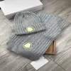 Autumn and Winter Sheep Plush Designer beanie Hat Women's cap Wedding Date Candy Color Letter Printing Scarf Set