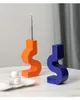 Candle Holders Creative Colourful Candlestick Luxury Living Room Table Ornaments Home Decor Office Desk Accessories Modern Style Holder