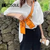 Waist Bags Ladsoul Women Bag Fashion Belt Crossbody Chest Girl Fanny Pack Small Phone shoulder strap Packs PU 230906