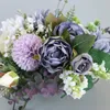 Декоративные цветы, свадебные букеты, свадебные искусственные розы, цветок ручной работы, украшение для романтической вечеринки, опора для вечеринки