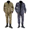 Survêtements pour hommes printemps et été doux mince sports de plein air salopette camouflage uniforme motif python noir vêtements résistants à l'usure 230906