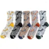 Frauen Socken Mode frauen Baumwolle Retro Blumen Design Kleid Socke Süße Makramee Weiblichen Frühling Herbst Mädchen Casual