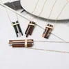 Hair Clips Fashion Long Wood Texture Alloy Personality Simple Wooden Necklaces Terms