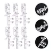 Curtain 12 Pcs Blinds Accessories Accessory Clip Plastic Clamps Valance Installation Tool Clips Transparent Replacement