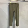 Männer Hosen 97% Baumwolle Sommer Casual Männer Business Mode Klassische Feste Farbe Stretch Gerade Dünne Grau Khaki Marke Hosen männlich 28-3