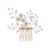 Fermagli per capelli Accessori da sposa Accessori per trapani in vetro proteico Pettine piccolo inserito Copricapo.