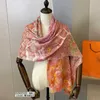 Lenços designer novo cachecol de caxemira feminino anel de veludo macio e leve lenço longo xale duplo uso outono e inverno cachecóis quentes com borda crua 3TND