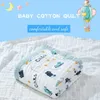 Courtepointes bébé serviette de bain 100% coton couverture 6 couches né bébé peignoir gaze gant de toilette enfant robe serviette canapé couverture sieste couverture 230906