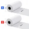 80mm Thermal Paper Roll Prefect Fit With Mini Portable Printer Compatible Mobile Phone 20 Receipt Rolls