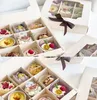 Gift Wrap 20Pieces Baking Packaging Brief White Cardboard Dessert Cupcakes Valentine's Day Wedding Easter Party Box Storage