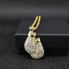 Chaînes Hip Hop Personnalité Collier Gants De Boxe Pendentif Pour Hommes Femmes Fête Femmes Femme Charme Bijoux Cadeau En Gros