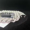 Testeur de diamants en argent 925, 18mm, chaîne à maillons cubains Miami, couleur d, Moissanite, bracelet cubain, collier cubain en diamant glacé, Oudqb