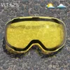 Kayak Goggles Copozz Manyetik Kayma Gözetleme Hızlı Değişiklik Lens ve Kasa Seti% 100 UV400 Koruma Koruma Boz Anti Snowboard Gözlük Gözlük Gözlük Gözlükleri Kadınlar 230907