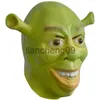 Maschere per feste Maschera per animali Maschera verde Shrek Maschere in lattice Guanto Film Cosplay Prop Adulto per Halloween Party Costume Fancy Dress Ball x0907