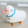 Caminhada animal de estimação balão hélio folha alumínio balão selo automático criança balão brinquedo presente natal casamento aniversário festa suprimentos 907