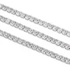 Chaîne 3mm Vvs Tennis Argent 925 Sterling Qualité Fabrication Top Diamant Moissanite Gros Tennis Collier Tjwcc