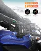 Five Fingers Gloves KEMIMOTO Heated Gloves Motorcycle Winter Moto Heated Gloves Warm Waterproof Rechargeable Heating Thermal Gloves For Snowmobile 230906