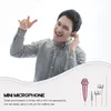 Microfones Mini Microphone Mobile Miniature Voice Recording Little Singing