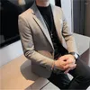 Abiti da uomo Smoking di alta qualità Colore puro Abbigliamento formale da lavoro Cappotti per uomo Abbigliamento / Slim Fit Abito da sposa casual Blazer Giacche