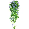 Decorative Flowers Widely Use Faux Silk Flower Fake Morning Glory Simulation Plant Home Artificial For Wedding