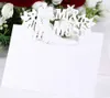 50pcs Paper Table Table Card Butterfly Hands Hands Place Carte de mariage Décoration de la fête de mariage Faveur de la carte de siège Marrige Decor