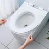 Toilet Seat Covers 50pcs Sanitary Plastic Mat Set Bathroom Accessories Disposable Cover For Cleanliness And Comfort On Your Trip