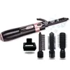 Hair Dryers Air Brush 4 Head Replaceable Dryer Comb One Step Blower Strong Wind Electric Straightener Roller Curler Styling Tools 230906