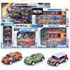Diecast Model Car Mini Alloy Recoil Car Bouncing Car Fall Resistant Model Toy Car Kindergarten Gift Diecast Vehicle Collectible Toys for Kids Gift 230906