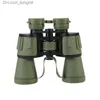 Télescopes Télescope puissant 20X50 jumelles professionnelles faible luminosité Vision nocturne longue portée étanche militaire chasse équipement de Camping Q230907