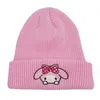 أزياء Cinnamoroll Girl Women Beanie Winter حماية الأذنين اللطيفة قبعة دافئة محبكة خارجية