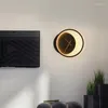 Wandlamp Scandinavische woonkamer Modern minimalistisch Slaapkamer Nachtkastje Persoonlijkheid Restaurant Mute Klok Modellering Verlichting Home Deco