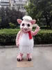 Pink Pig Chef Mascot Costume Custom Cartoon Fancy Costume Anime Mascotte Theme Fancy Dress Carnival Costume41288