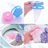 Angle Valves 1/3 Pcs Cleaning Balls Floating Pet Fur Lint Hair Removal Catcher Filter Mesh Dirty Collection Pouch Washing Hine Drop De Dhb6M