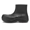 أحذية البركة Stride Ongly Women Boots Boots Platform Pvc Boot Boot Ruster Rubber Rights زيادة المطر الرجال للنساء مصمم حذاء Rainboots 3545 x09