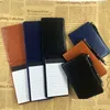 Notepads Wholesale Mini Pocket Pu Leather Business Notebook 50 Sheets Lined Memo Pad Holder Refillable Jotter Book Steno Notepad Card Dhxqy