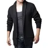 Chandails pour hommes automne hiver pull manteau marque vestes en laine mode mâle tricot cardigans décontracté manteaux à la mode hommes vêtements