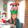 Świąteczny kapelusz Xmas Elf nóg Wesołych Świąt Dekoracja dla zabawnych kapeluszów dorosłych Wesołych Świąt Karnawał