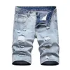 Mannen Jeans 2023 Zomer Mode Katoen Casual Shorts Heren Gescheurde Korte Merk Kleding Ademend Denim Mannelijke 30-40