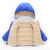 Jassen Baby Kinderen Jassen Winter Dikke Jassen Voor Jongens Warme Pluche Dikker Bovenkleding Voor Meisjes Bont Capuchon Kinderkleding Snowsuit 230906