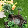 Christmas Decorations 10 Pcs Landscape Model Tree Green Accessories House Cake Plastic Container