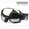Skidglasögon Ski Goggles UV400 Anti-dimma med soligt dagslins och molnigt dagslinsalternativ snowboard solglasögon bär över RX-glasögon 230907