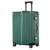 Suitcases Alloy Luggage Dry Wet Separation Net Red Box Universal Wheel Male And Female Student Trolley Password Travel