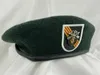 Berretti GUERRA DEL VIETNAM ESERCITO USA 5° GRUPPO FORZE SPECIALI BERRETTO VERDE NERO CAPPELLO MILITARE BERRETTO DI LANA RIPRODUZIONE