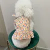 Vêtements pour chiens Vêtements pour filles florales pour petites robes Chihuahua Yorkie Costume Pet Dogs Fête de mariage Robes Para Perritas