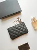 2023 nouveau Cc portefeuille pince classique carte sac vérifié Caviar en peau de mouton sac à main boîte